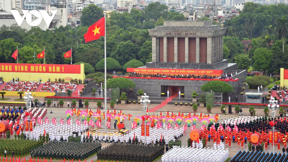 Toàn cảnh lễ tổng duyệt diễu binh, diễu hành mừng Quốc khánh 2/9